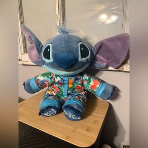 Disney Lilo & Stitch Authentic Build A Bear Plush w/Pajamas And Voice Box